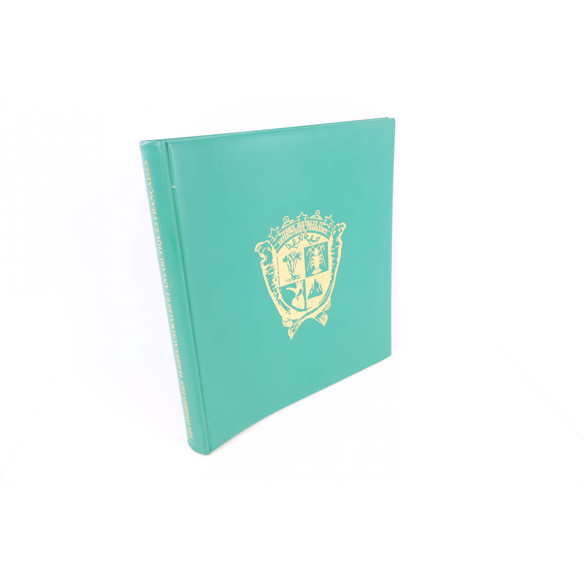 TAAF POSTE AÉRIENNE CLASSEUR SOCIÉTÉ DES PHILATÉLISTES AVEC QQUES TIMBRES NEUFS