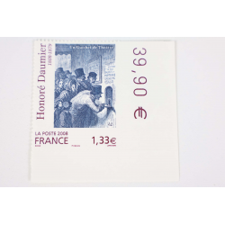TIMBRE POSTE AUTOADHÉSIF 224 HONORÉ DAUMIER 2008 NEUF** BDF ANNÉE 2008 COTE 295€