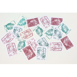 FRANCE LOT DE 20 TIMBRES A VALIDITÉS PERMANENTES POUR LETTRES 250G, VP MARIANNES