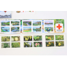 LOT 94 TIMBRES AUTOADHÉSIFS LETTRES VERTES 20G VP FRANCE CARNETS POUR AFFRANCHIR