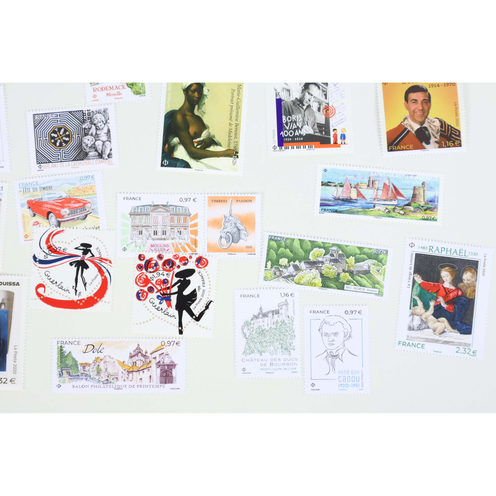 FRANCE ANNEE 2020 COLLECTION DE TIMBRES-POSTE NEUFS** BELLE QUALITE FACIALE 50€