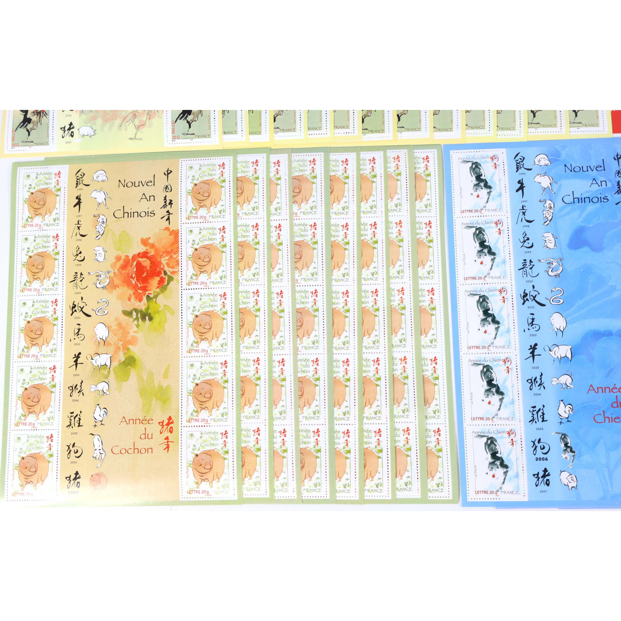 LOT DE TIMBRES À VALIDITÉ PERMANENTE POUR AFFRANCHIR 300 LETTRES FRANCE 20G