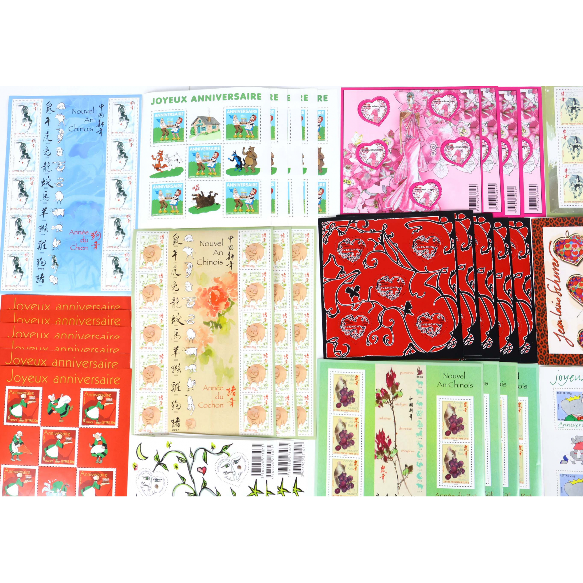 LOT DE TIMBRES À VALIDITÉ PERMANENTE POUR AFFRANCHIR 298 LETTRES FRANCE 20G