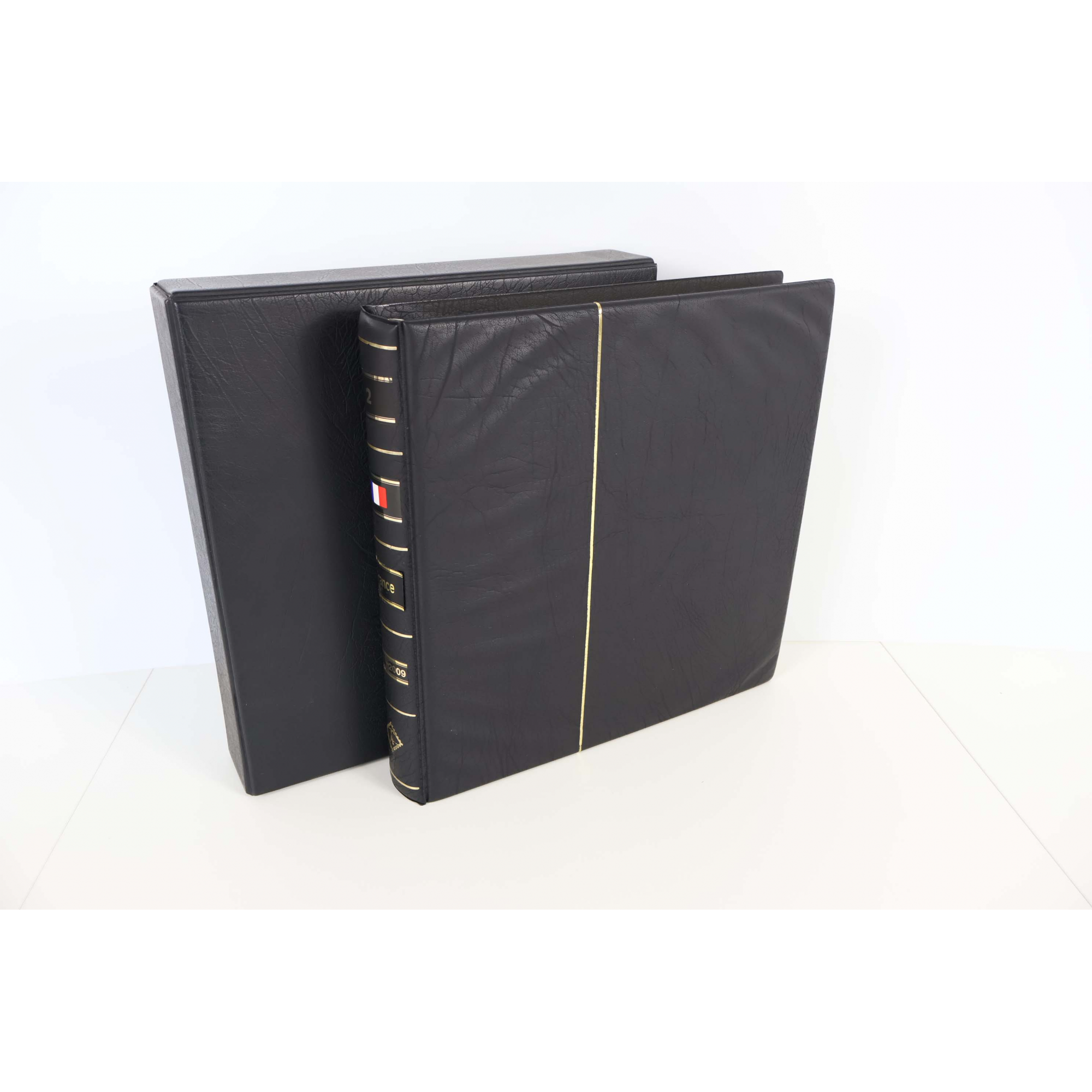 CLASSEUR LEUCHTTURM POUR RANGER COLLECTION DE TIMBRES DE FRANCE DE 2007 À 2009