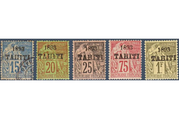 Tahiti Timbres Collection Colonie Française