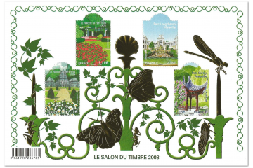 Blocs Feuilles Timbres Poste France Moderne Année 2008